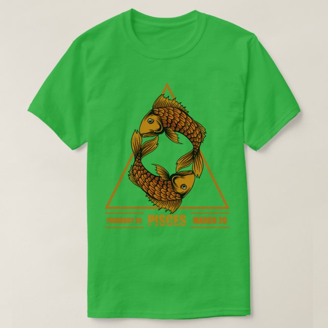 T-shirt Poissons Zodiac (Design devant)