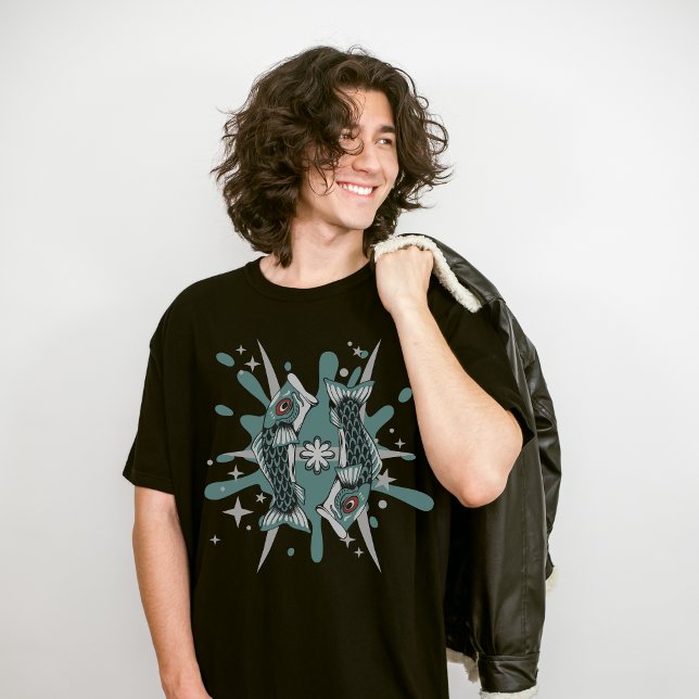 T-shirt Poissons Zodiac, Astrologie de mars, Amateurs des  (Créateur téléchargé)