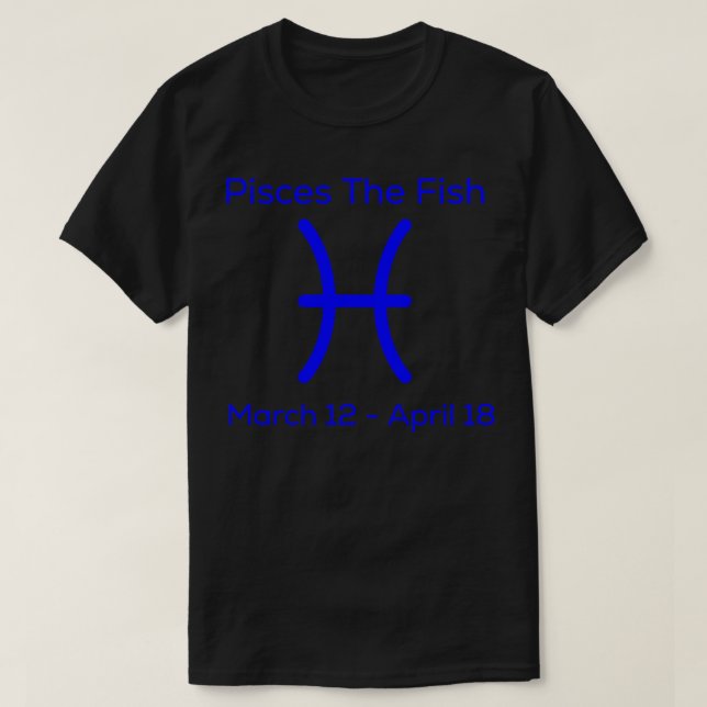 T-shirt Poissons Zodiac Poisson (Design devant)