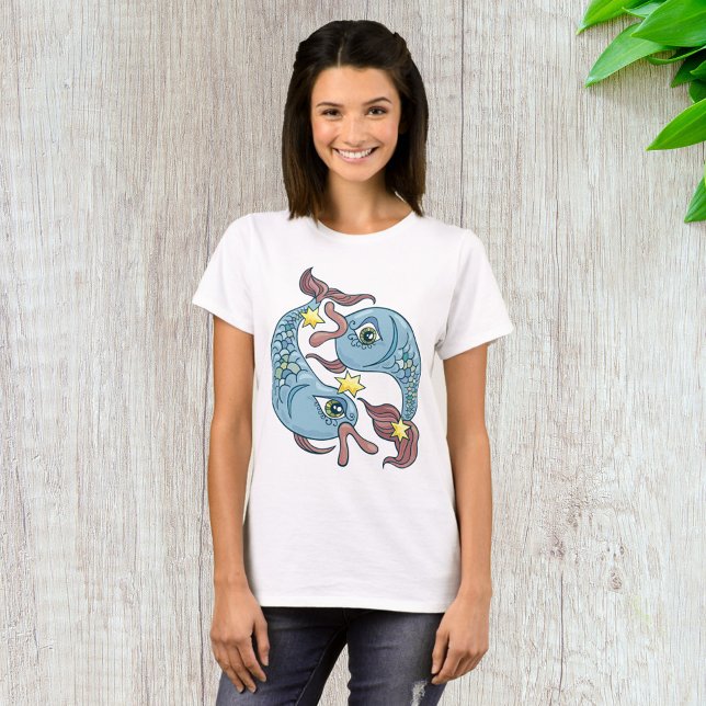 T-shirt Poissons Zodiaque Poisson Céleste Astrologie (Créateur téléchargé)