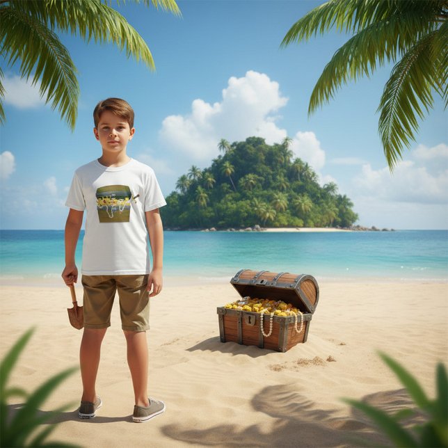 T-shirt Poitrine au trésor (Créateur téléchargé)