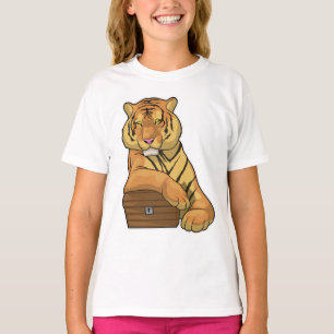T-shirt Poitrine au trésor de tigre