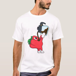 T-shirt Poivre avec pot de café