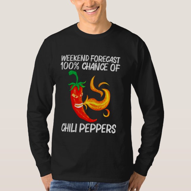 T-shirt Poivre De Chili Drôle Pour Hommes Femmes Flamme Ép (Devant)
