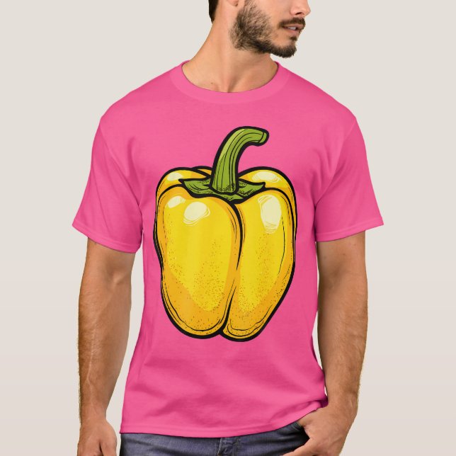 T-shirt Poivre jaune (Devant)