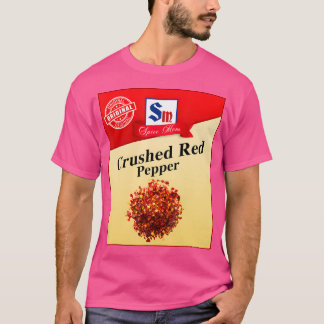 T-shirt Poivron rouge broyé Conditionnement Costumes d'épi