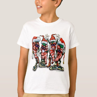 T-shirt Poivrons de canne à bonbons