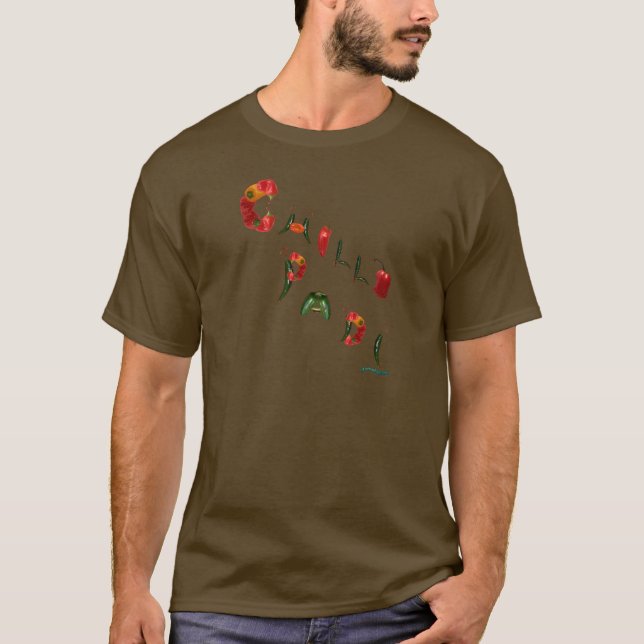 T-shirt Poivrons de piment de Padi de piments (Devant)