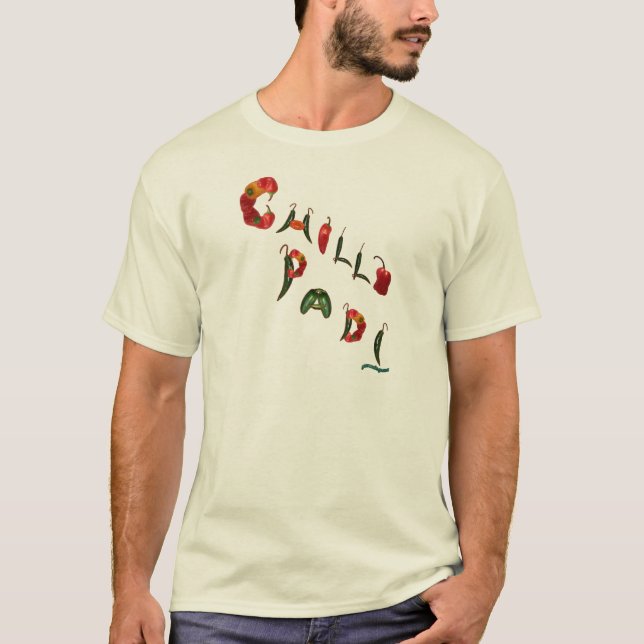 T-shirt Poivrons de piment de Padi de piments (Devant)