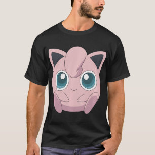 T-shirt Pok©mon Jigglypuff Mélange Grand Visage Long Manch