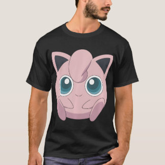 T-shirt Pok©mon Jigglypuff Mélange Grand Visage Long Manch