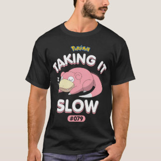 T-shirt Pokã©Mon - Pot À Lent Le Prendre Lentement