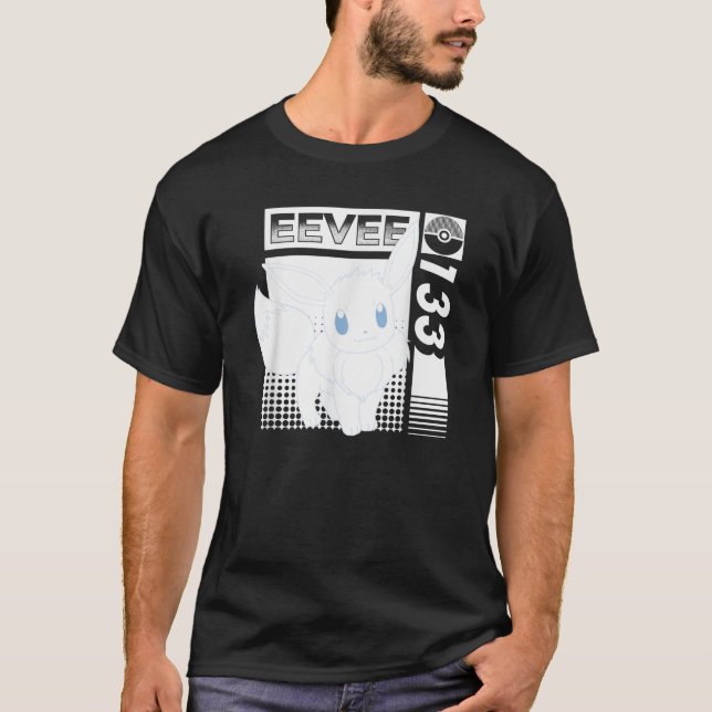T-shirt Pokémon Éevee 133 (Devant)
