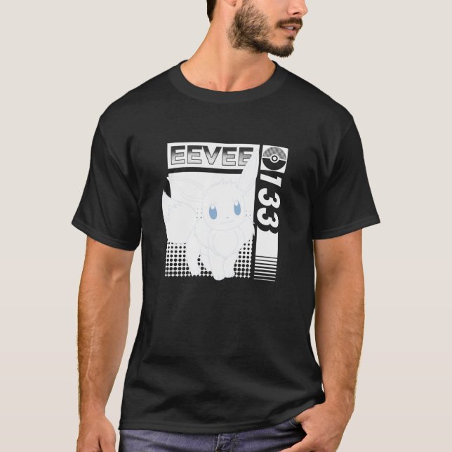 T-shirt Pokémon Éevee 133 (Devant)