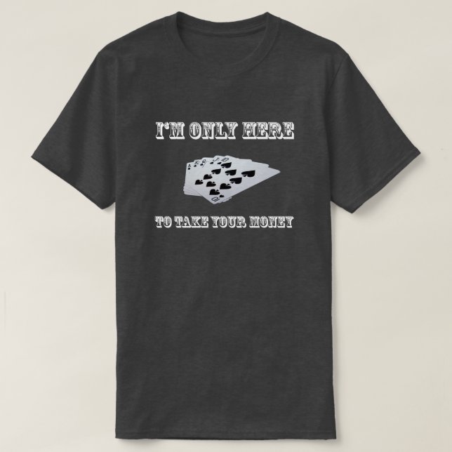 T-shirt poker (Design devant)