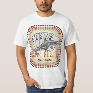 T-shirt Poker Card Requin