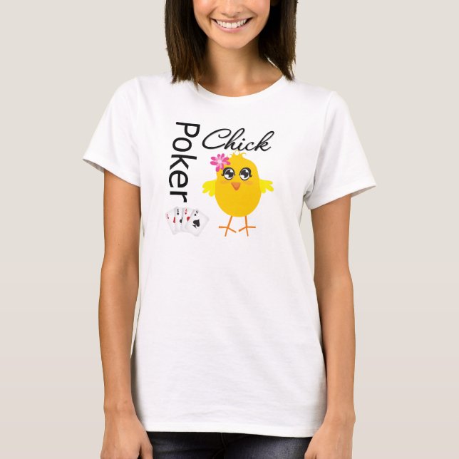 T-shirt Poker Chick (Devant)