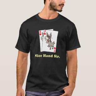 T-shirt Poker d'âne pour les joueurs en ligne et en direct