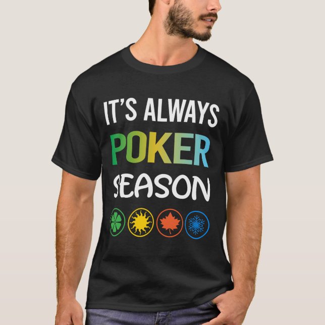 T-shirt Poker de saison drôle (Devant)