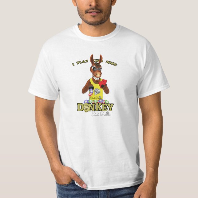 T-shirt Poker donkey (Devant)