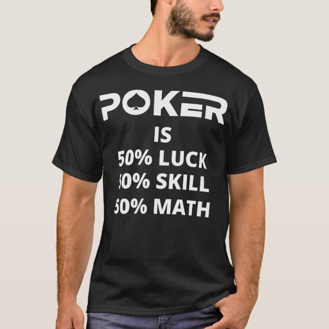 T-shirt Poker Drôle (Devant)