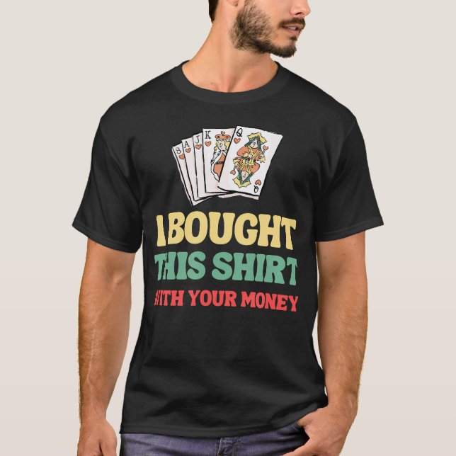 T-shirt Poker Drôle (Devant)