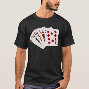 T-shirt Poker Hands - Brosse Royale - Costume Diamants
