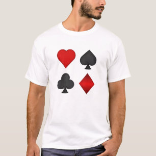 T-shirt Poker :Jouer des combinaisons de cartes :T-shirts: