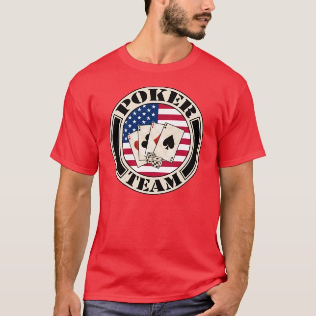 T-shirt poker team (Devant)