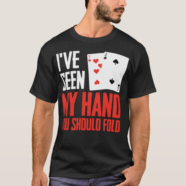 T-shirt Poker Texas Holdem (Devant)