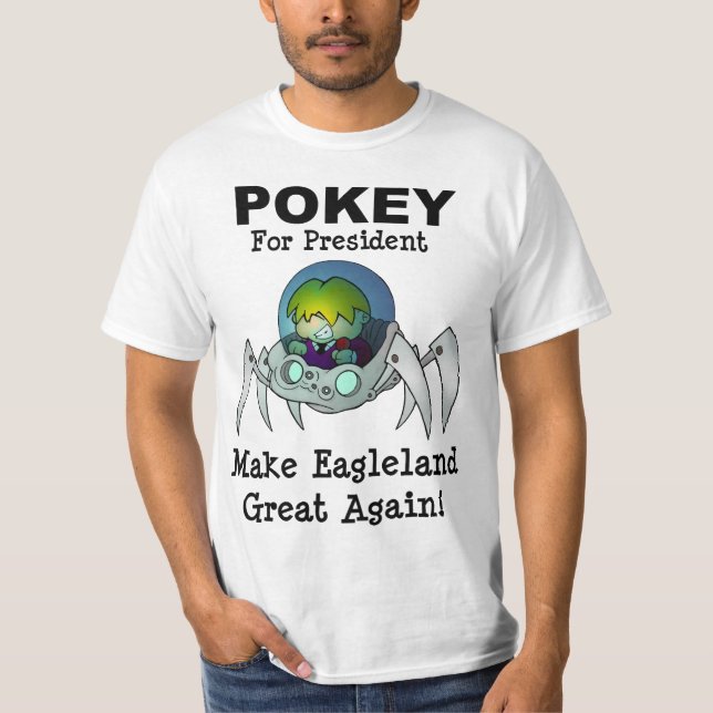 T-shirt Pokey pour le président ! (Devant)