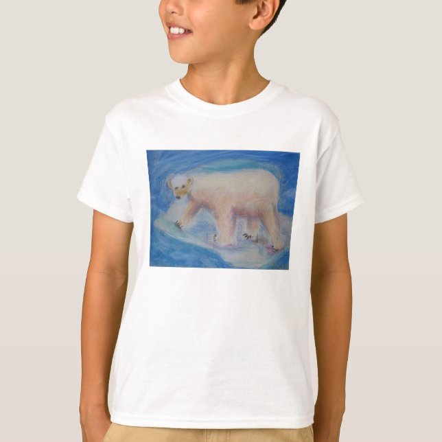 T-shirt Polaire concernez la glace craintive (Devant)