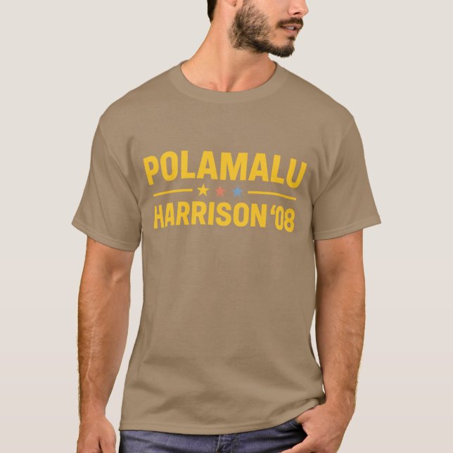 T-shirt Polamalu Harrison 2008 (Devant)