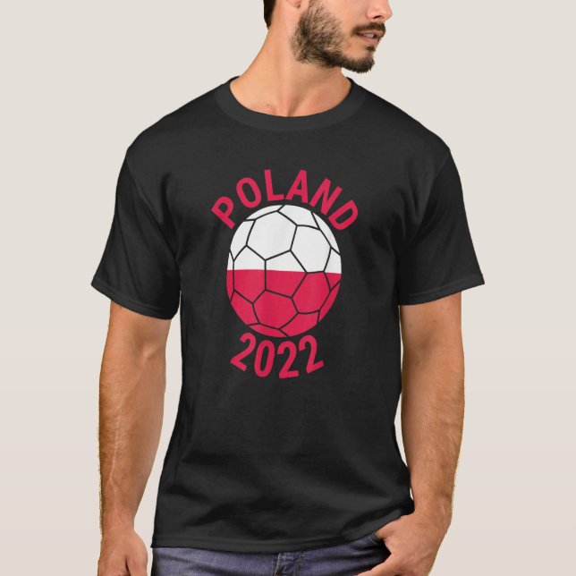 T-shirt Poland 2022 Football Supporter Championship Soccer (Devant)