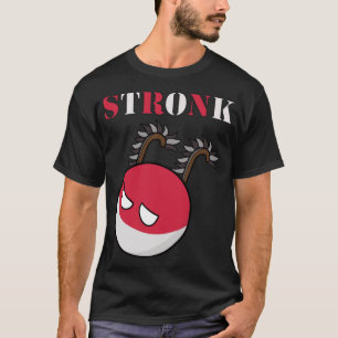 T-shirt Polandball - Pologne Stronk avec des ailes Hussar
