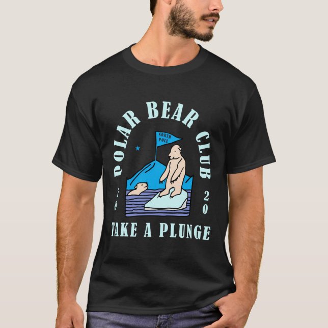 T-shirt Polar Bear Club Prenez Un Plunge 2020 Funny Holida (Devant)