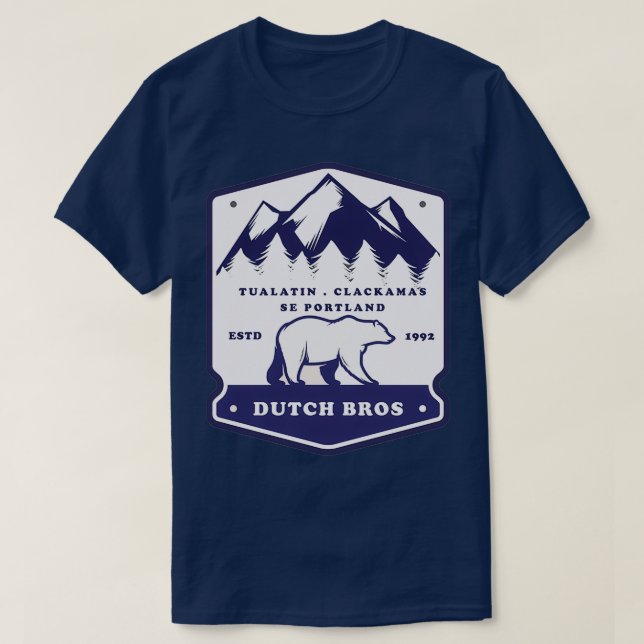 T-shirt Polar Bear Dutch Bros (Design devant)