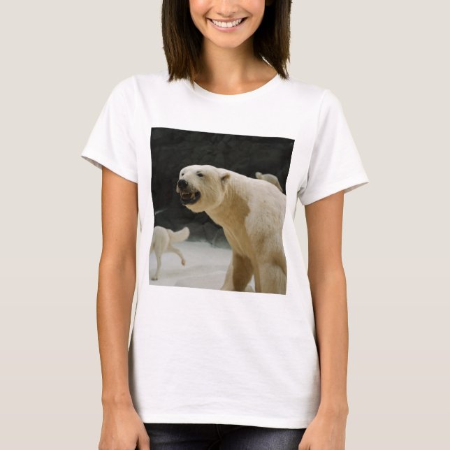 T-shirt Polar Bear Grin (Devant)