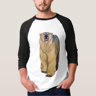 T-shirt Polar Bear Shirts Polar Bear Art Baseball Jersey