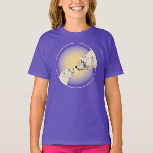 T-shirt Polar Bear Sweatshirt Bear & Cub Chemise pour enfa