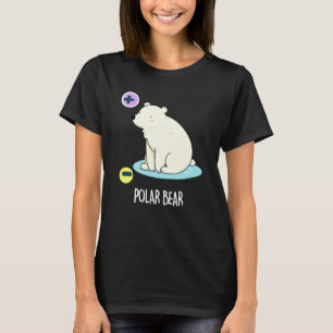 T-shirt Polar Ours Funny Science Pun Dark BG