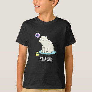 T-shirt Polar Ours Funny Science Pun Dark BG