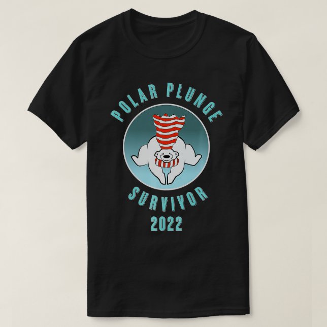 T-shirt Polar Plunge 2022 Polar Bear Premium (Design devant)