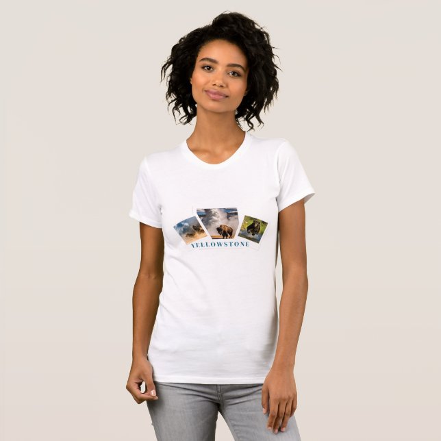 T-shirt Polaroid Yellowstone (Devant entier)