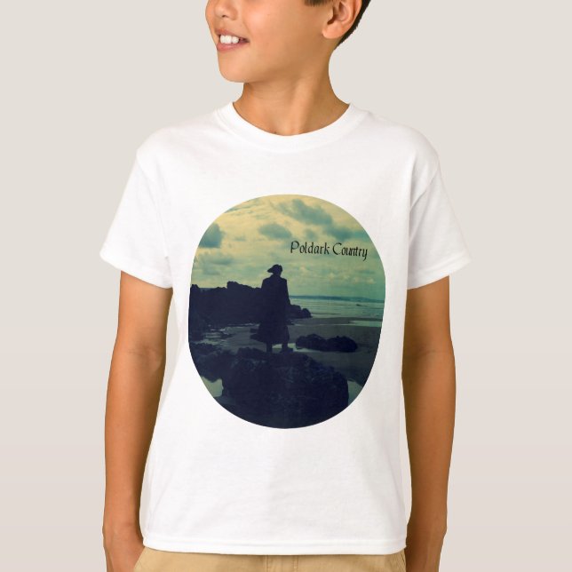T-shirt Poldark Pays Photo Cornwall Angleterre (Devant)
