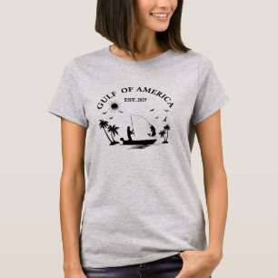 T-shirt Pôle de pêche du golfe d'Amérique patriotique amér