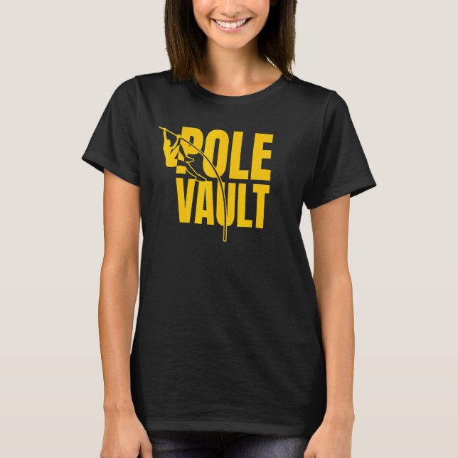 T-shirt Pôle Et Champ Pôle Coffre-Fort Pôle Saut (Devant)