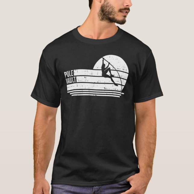 T-shirt Pôle Et Champ Pôle Coffre-Fort Pôle Saut (Devant)