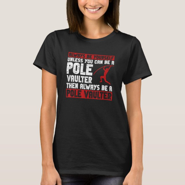 T-shirt Pole Jumper Et Pole Vault Jump (Devant)