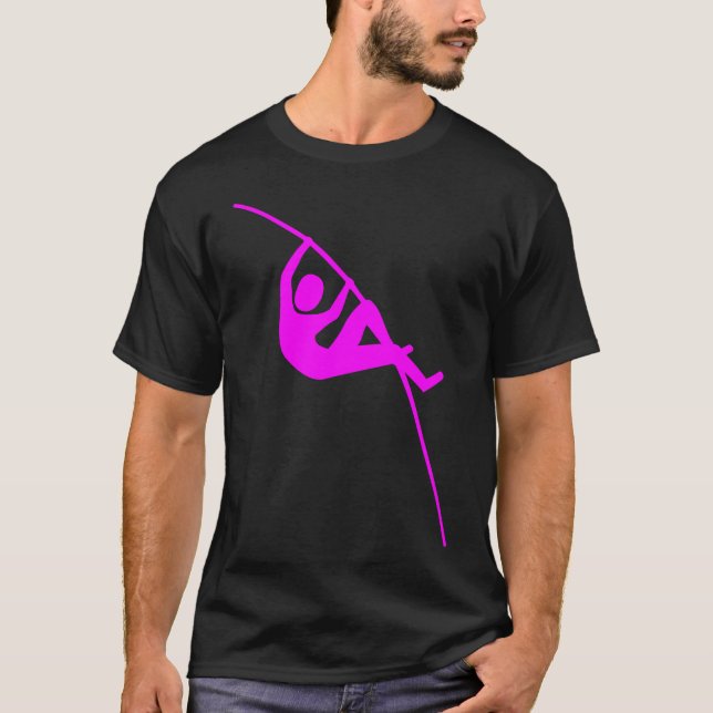 T-shirt Pôle - Magenta (Devant)